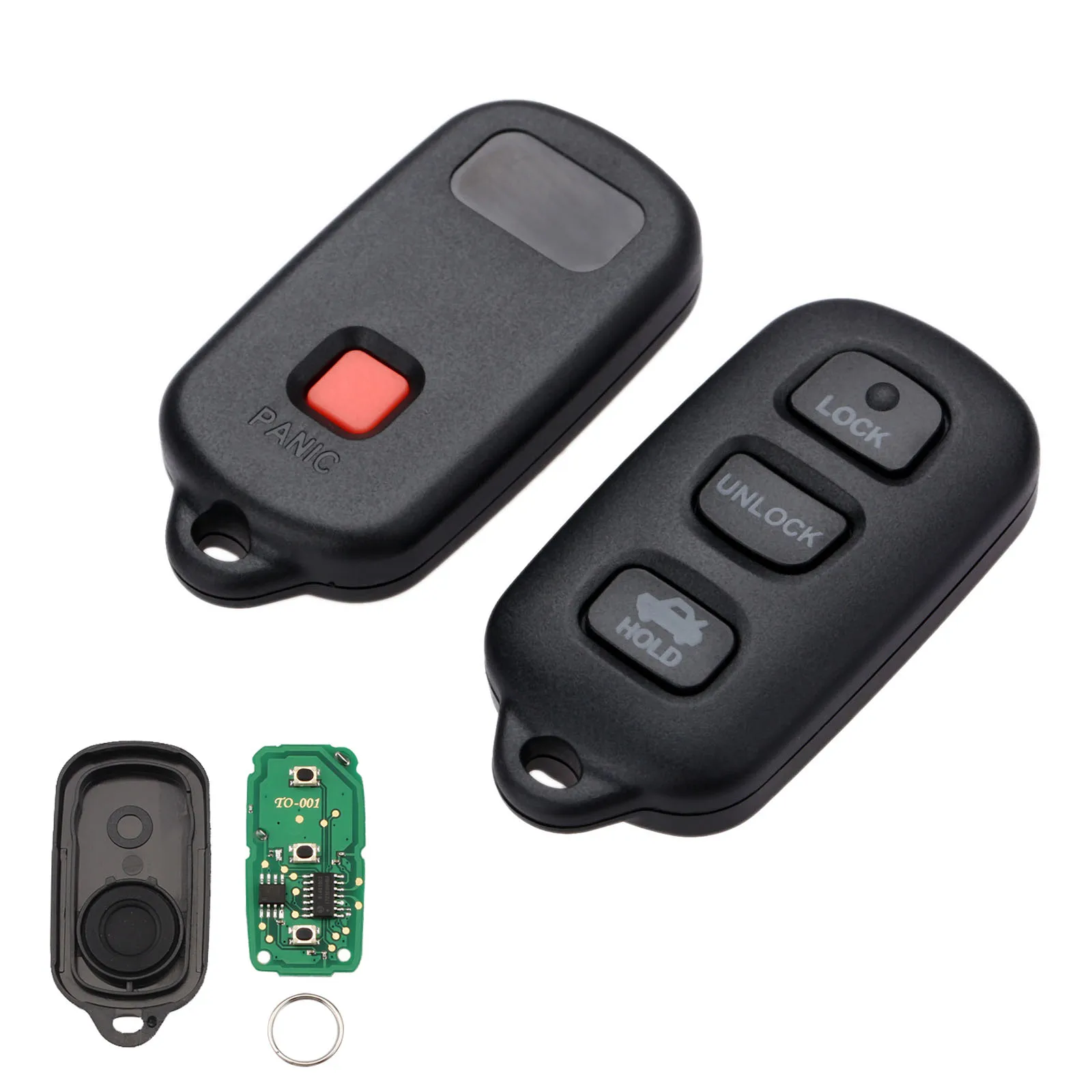 Yetaha 2 шт. дистанционный Автомобильный ключ для Toyota Camry Solara Corolla Sienna 4Runner 2000 2001 2002 2003