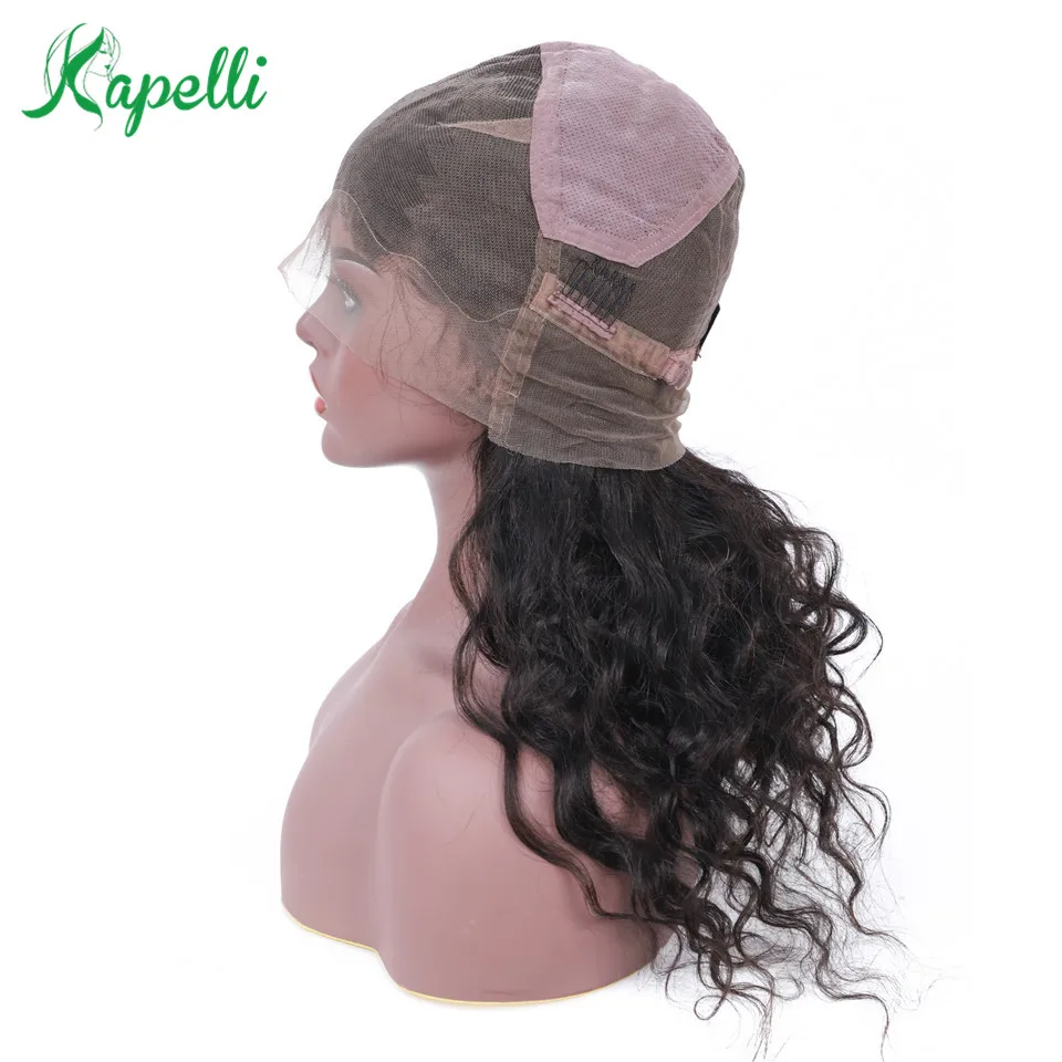 Малазийские человеческие волосы парик Безглютеновые полные кружевные парики с