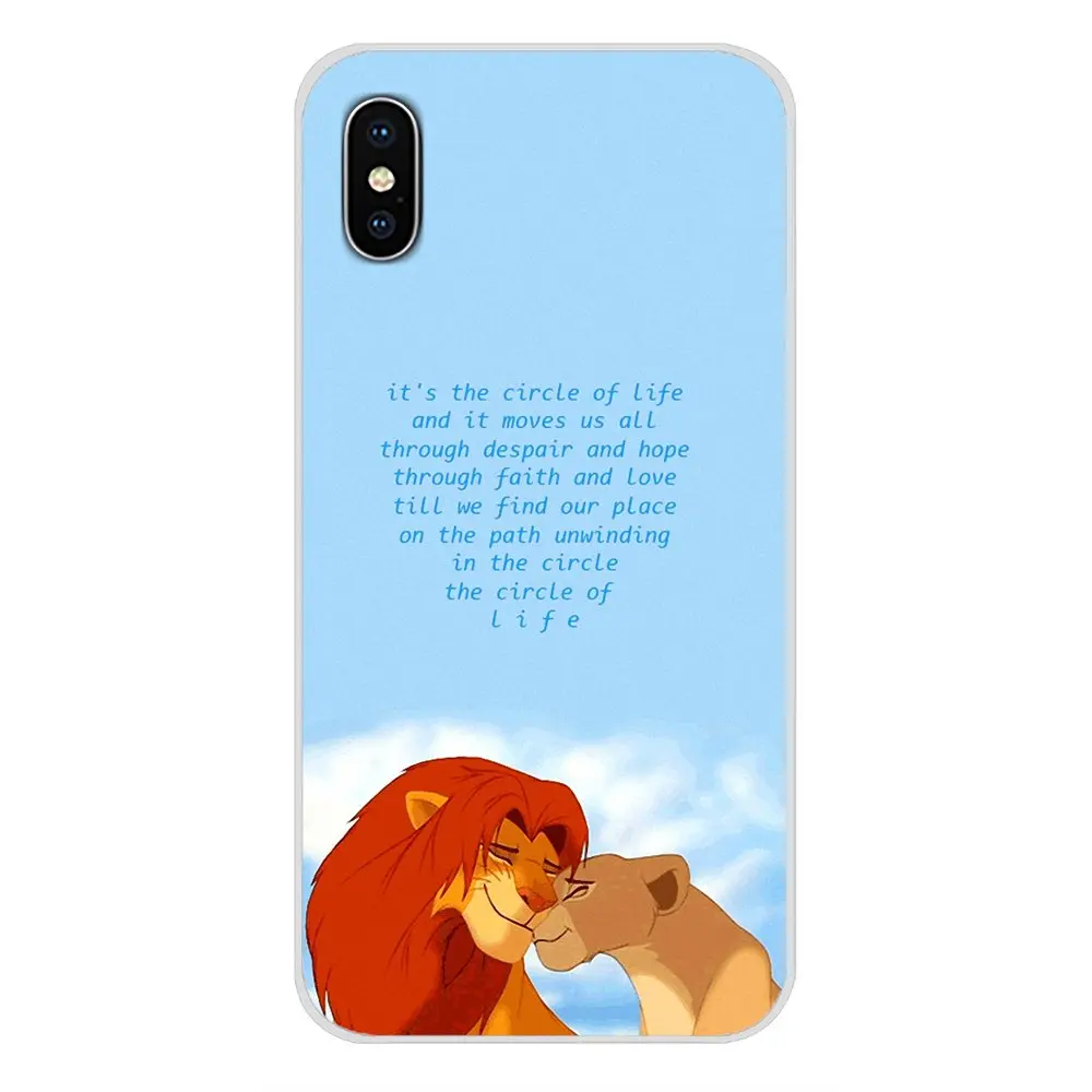 images 8 Прозрачный ТПУ чехол Simba смешное лицо Король Лев цветочный для Apple iPhone X XR XS MAX 4 4S 5 5S 5C SE 6 6S 7 8 Plus ipod touch 5 6 - Цвет: images 8