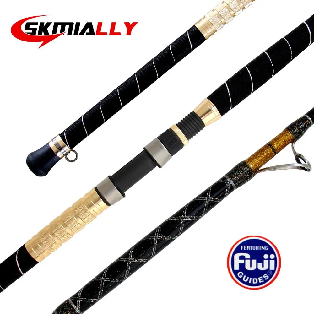 Skmially 1 65 м спиннинговая удочка для океанской лодки характеристики: 80 100Number FUJI DPS