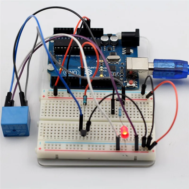 SunFounder 1602 ЖК стартовый набор для Arduino UNO R3 Mega2560 Mega328 Nano с розничной упаковкой (без