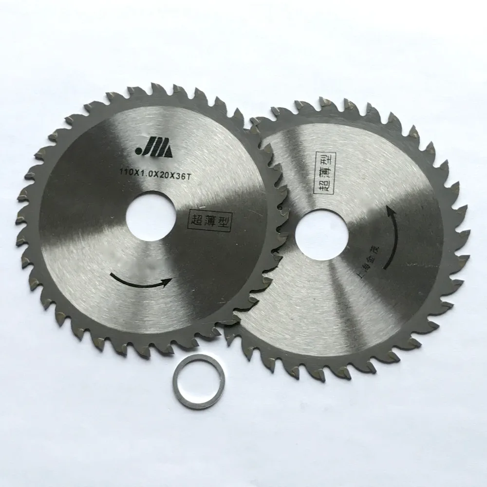 Бесплатная доставка 2 шт./компл. супертонкая пила kerf 110*1 1*20*36T TCT для тонкой резки