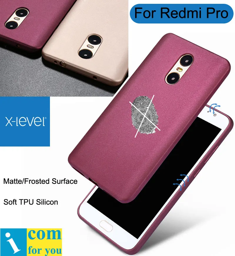 Чехол X Level Guardian из мягкого ТПУ для Xiaomi Redmi Pro Helio X25 Ультратонкий силиконовый чехол