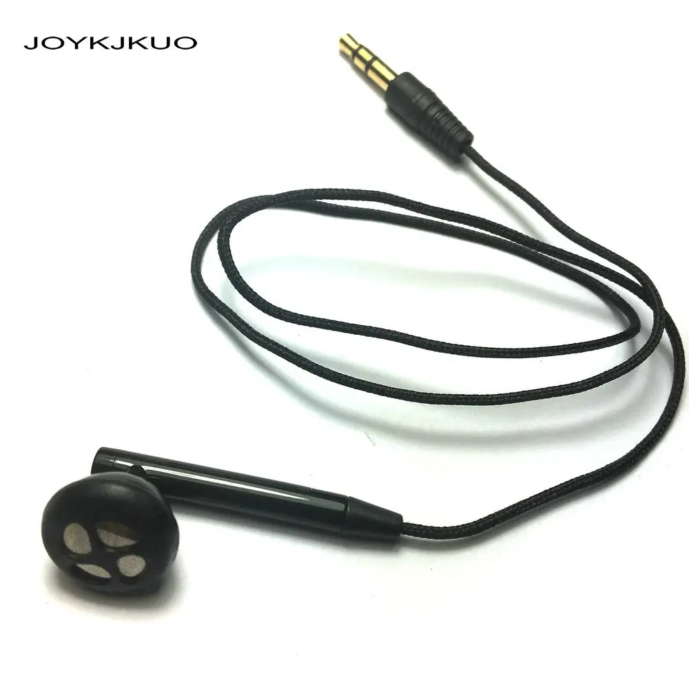 New Universal Short Woven 50cm 3.5mm Mono Single In-Ear Earbud Earphone Headset for all audio devices | Электроника