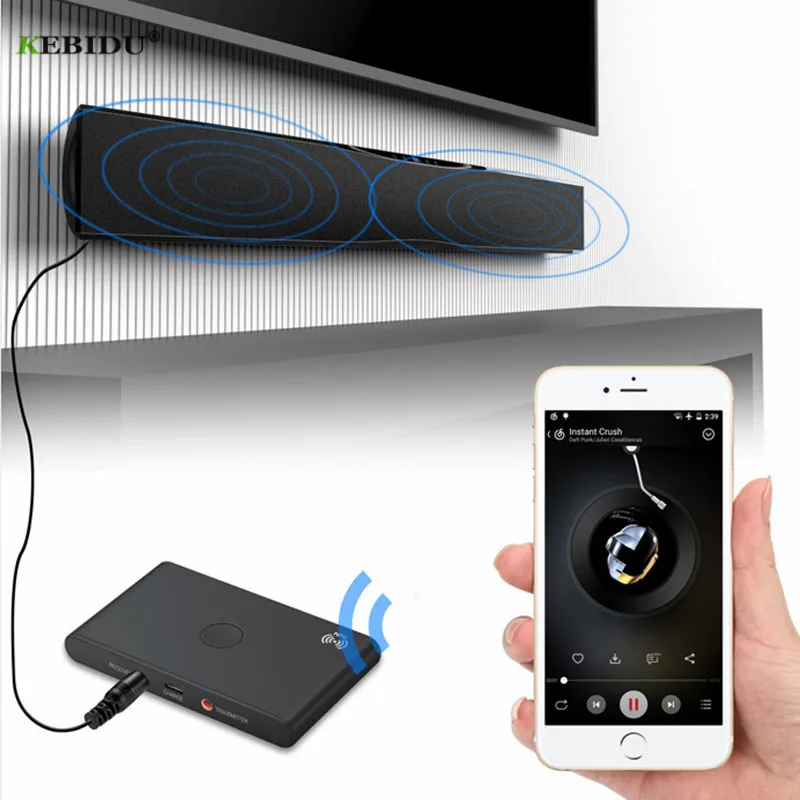 TX6 Bluetooth передатчик приемник беспроводной стерео аудио адаптер AUX 3 5 мм для