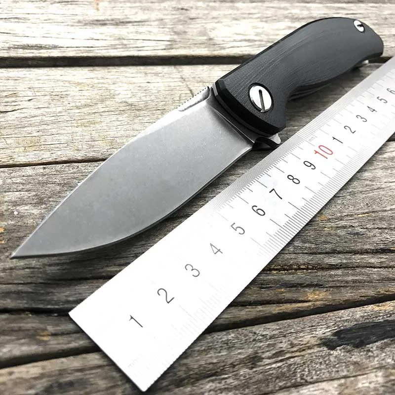 LDT мини F3 складной нож 30 EVO лезвие G10 ручка кемпинг тактический нож Флиппер Открытый выживания Охотничьи Ножи EDC инструменты - Цвет: Black Stonewashed