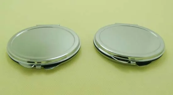 10 шт пустое овальное компактное зеркало DIY& ручная работа двустороннее карманное зеркало для макияжа