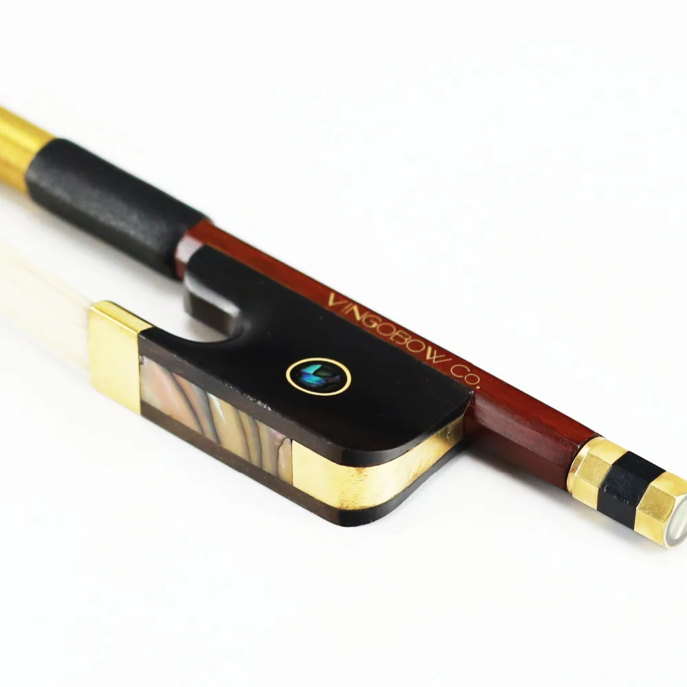 Gorgeous Pernambuco Cello Bow 2 Sizes Well Balance and Sweet Tone Ebony Frog Brass Alloy Fitted for Professional Player 420C enlarge