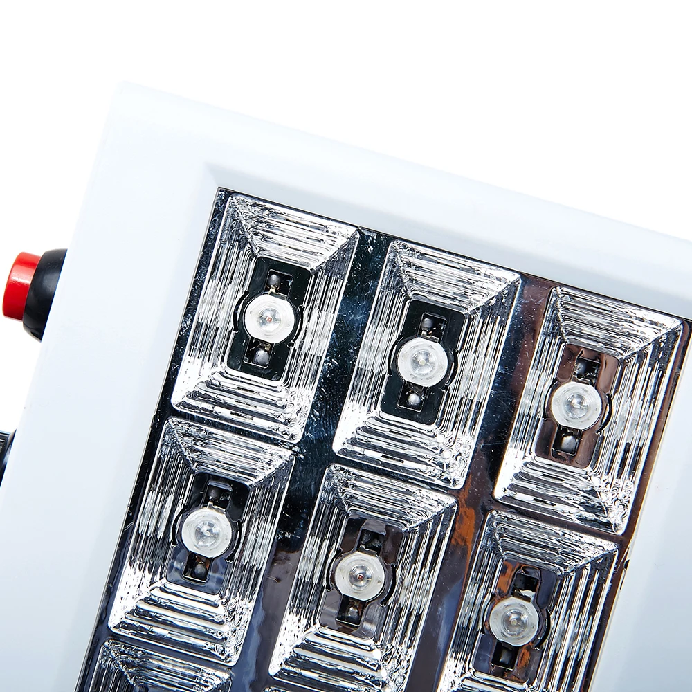 Миниатюрный стробоскоп со светодиодной решеткой звуковым управлением 12RGB для