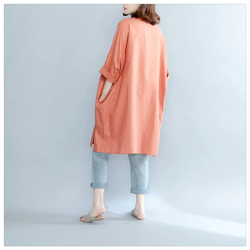 Elseisle Цветочная вышивка блузка рубашка 2017 Осенняя льняная хлопковая Повседневная