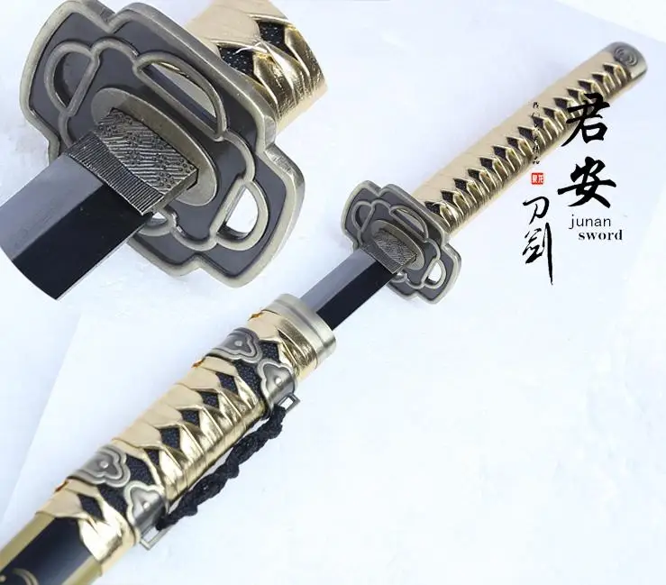 S0418 онлайн игра Аниме TOUKEN RANBU дедушка MIKAZUKI MUNECHIKA меч Золотая версия 41"