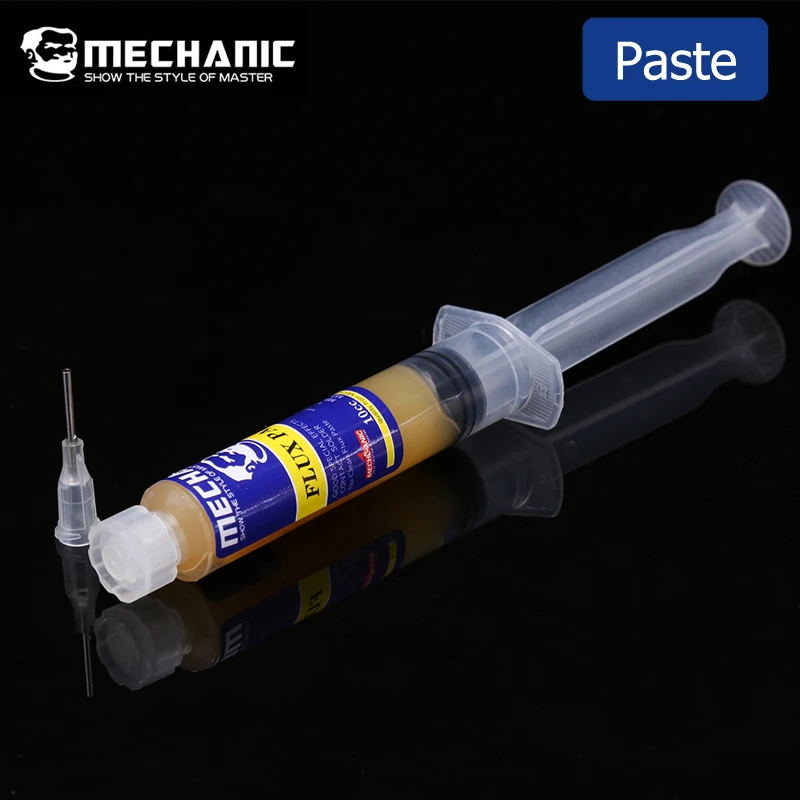 Паяльный флюс MECHANIC Liquid/paste для процессора iPhone особая паяльная паста nada BGA [10cc] +