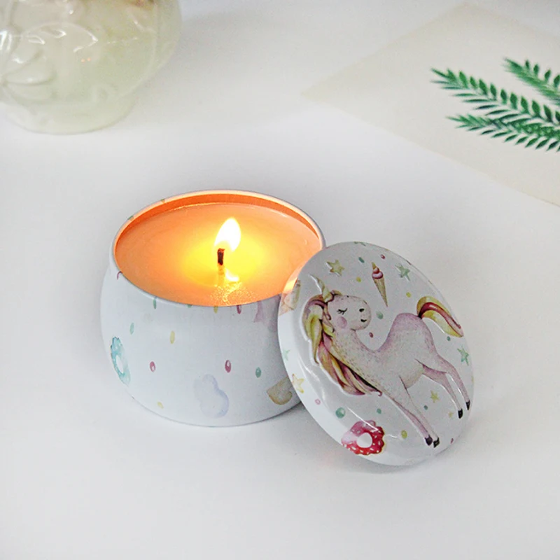 Ароматизированные свечи ручной работы натуральный соевый воск красивый