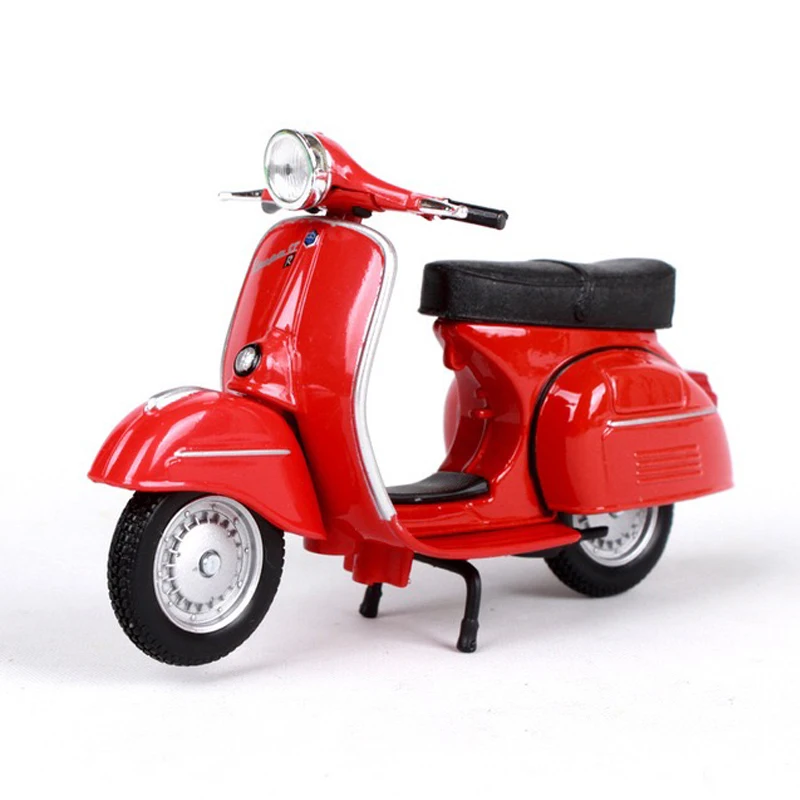 Винтажная игрушечная машинка 1:18 VESPA PIAGIO 1968 GTR Игрушечная модель мотоцикла подарок