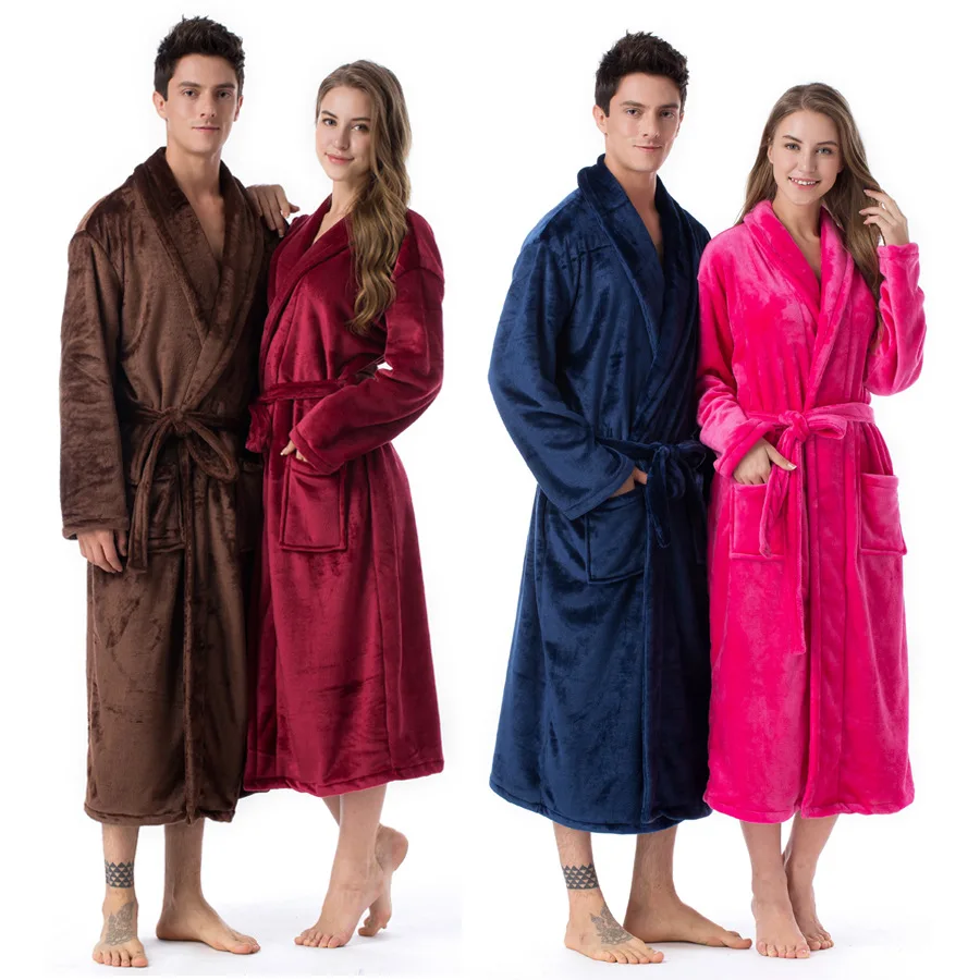 Осень-зима 2020 новый утолщенный фланелевый Халат женский халат домашняя пижама