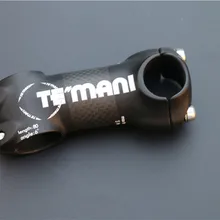 TEMANI фиксированной Шестерни велосипед стволовых 25,4 мм 6 градусов 50/60/70/80 мм Горная дорога велосипед сплава Al 3 K Matt вынос руля нужным 28,6mm Вилка