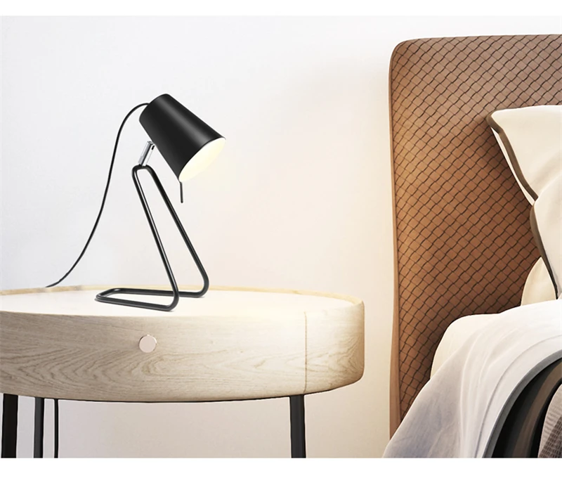 FUMAT металлические настольные лампы Лофт краткое Скандинавское искусство