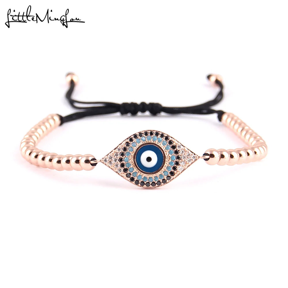 Роскошный женский браслет с маленькими бусинами и круглыми 4 мм | Украшения