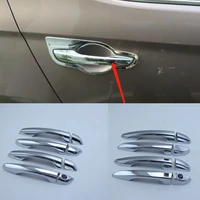 car accessories exterior decoration abs chrome exterior car door handles cover trim for hyundai elantra 2018 car styling