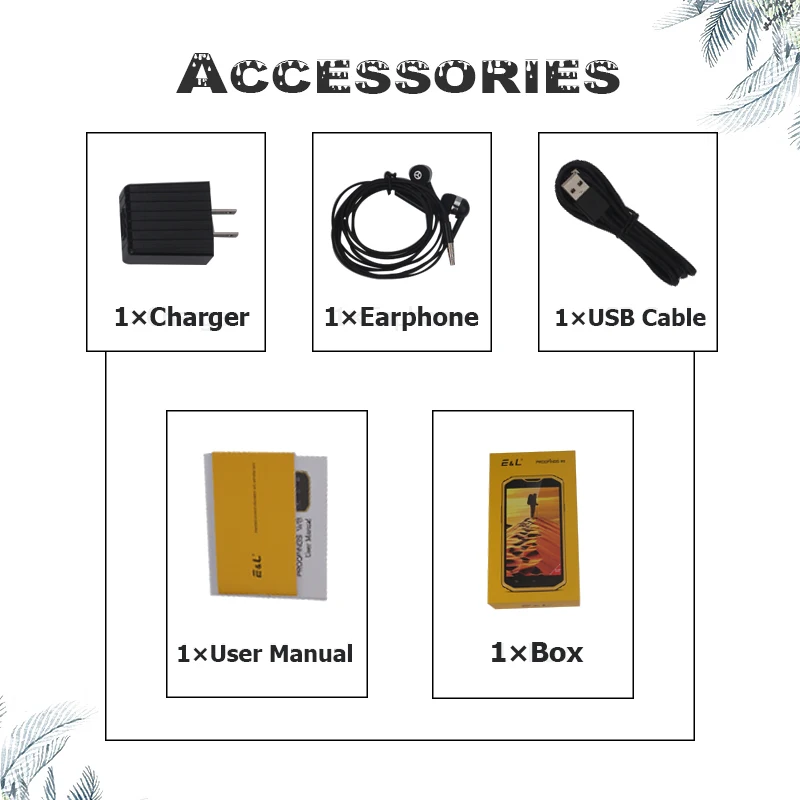 E & L W8 смартфон с 5 дюймовым дисплеем восьмиядерным процессором MTK6753 ОЗУ 2 Гб ПЗУ 16