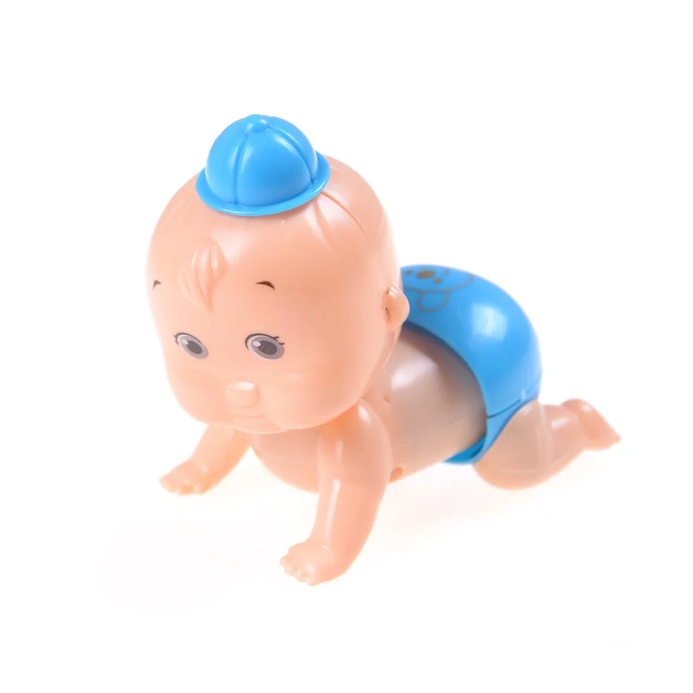 ZTOYL Mini Kawaii детская заводная ползание игрушка кукла для маленьких мальчиков