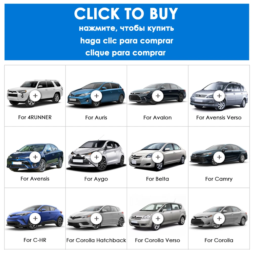 CHSKY автомобильный Рог улитка типа рог для Toyota CHR Corolla Wish Verso Camry Auris Vista Prius Yaris Vitz Platz Vios Aygo RAV4 Avalon