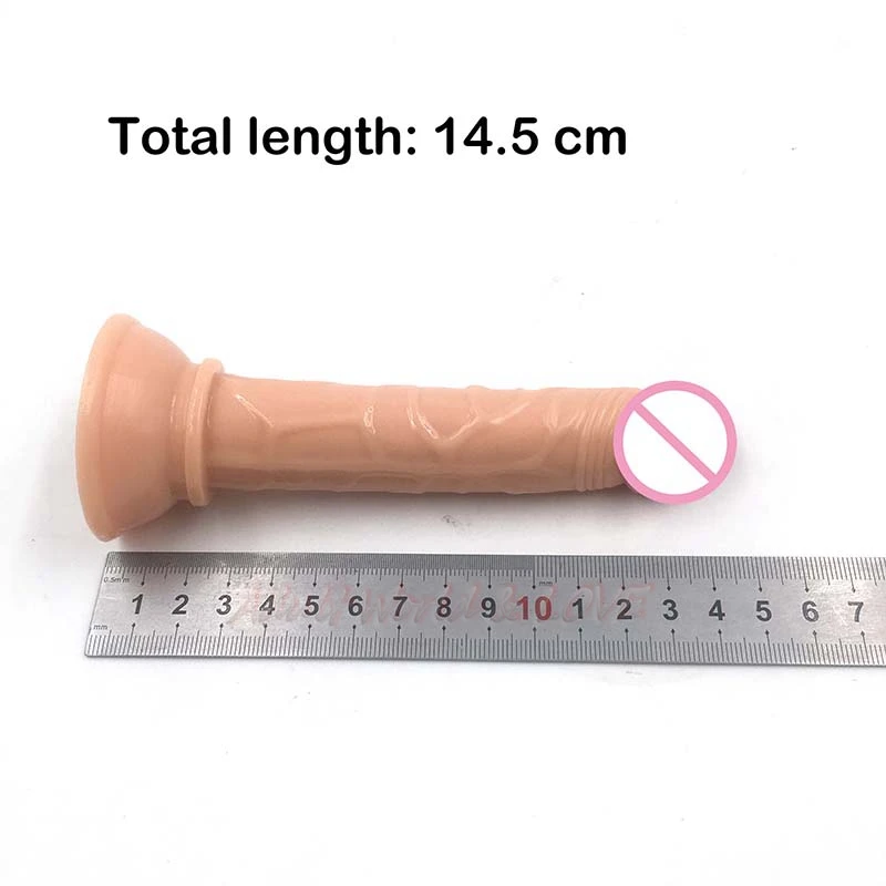Flesh Dildo silicone Dildos Anal butt plug anal toys for women Adult sex products Female masturbation jelly dildo 145mm length | Красота и