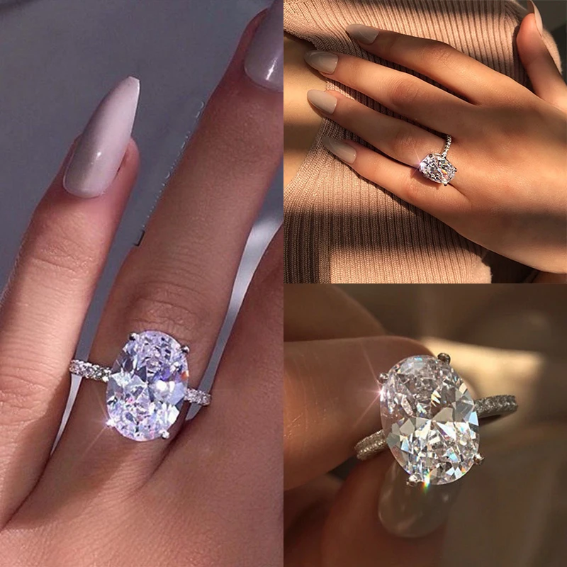 Кольцо невесты с кристаллом 1 шт. высокое качество элегантный стиль Лидер продаж
