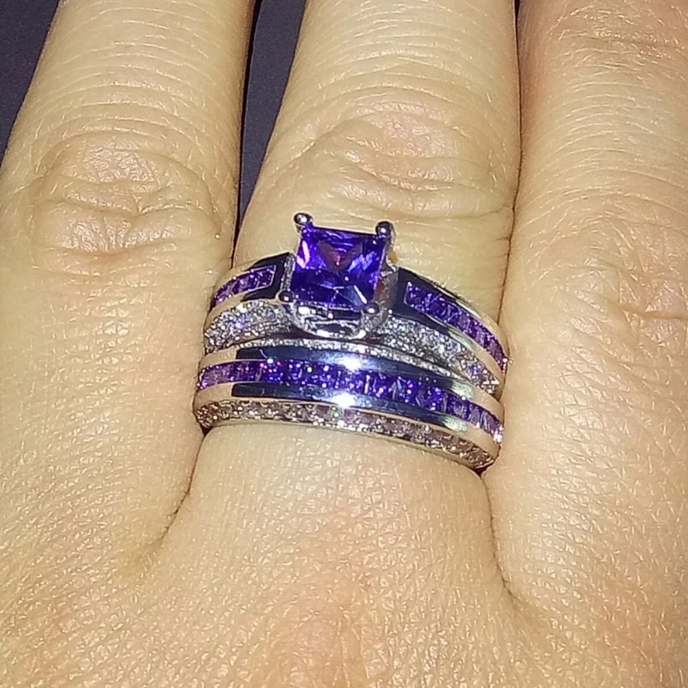 90% большая акция новинка роскошное ювелирное изделие 10KT белое золото заполненное