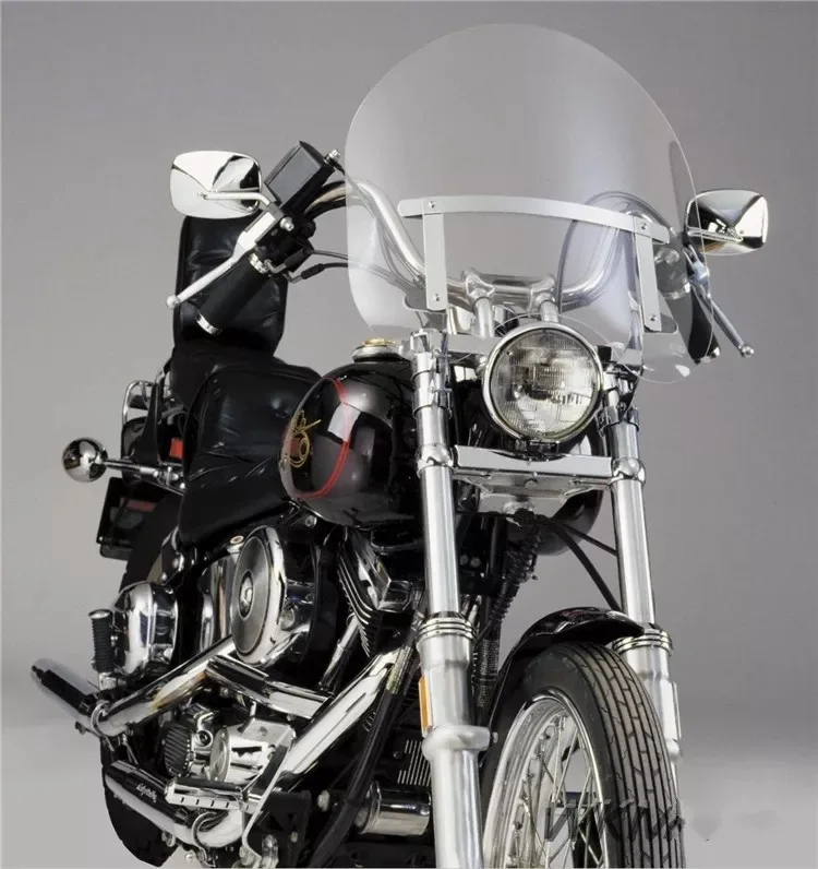 

7/8"&1" universal windshield Motorcycle for Honda fit Suzuki