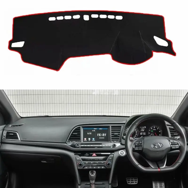 Чехлы для автомобильного стайлинга Hyundai Avante Elantra I35 2015 2016 2017 2018 2019 коврик приборной