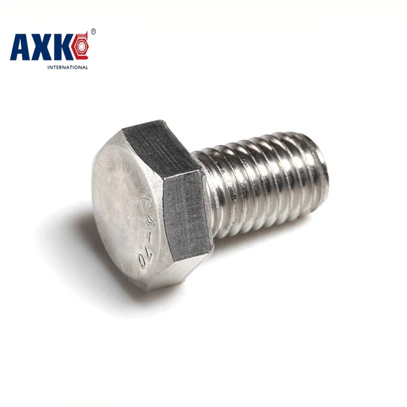 2018 Топ Модный Новый Болт из нержавеющей стали стержень Axk 20 шт. Din933 M5 * 60/65/70/80/90/100 5