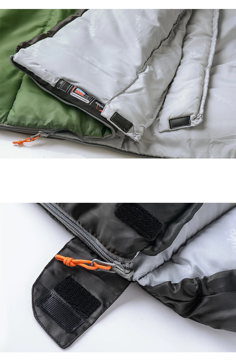 Naturehike открытый кемпинг взрослый спальный мешок водонепроницаемый держать тепло три сезона весна лето спальный мешок для кемпинга путешествия
