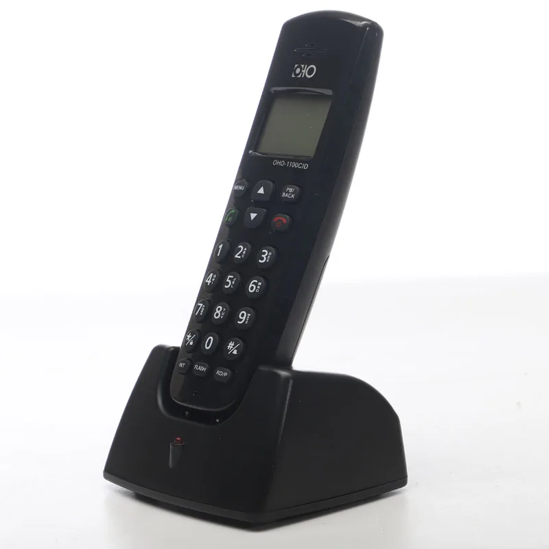 16 Язык цифровой беспроводной фиксированной телефонной связи с Call ID громкой связи Bluetooth гарнитура для Mute светодиодный Экран Беспроводной телефон для Офис - Цвет: One Handset
