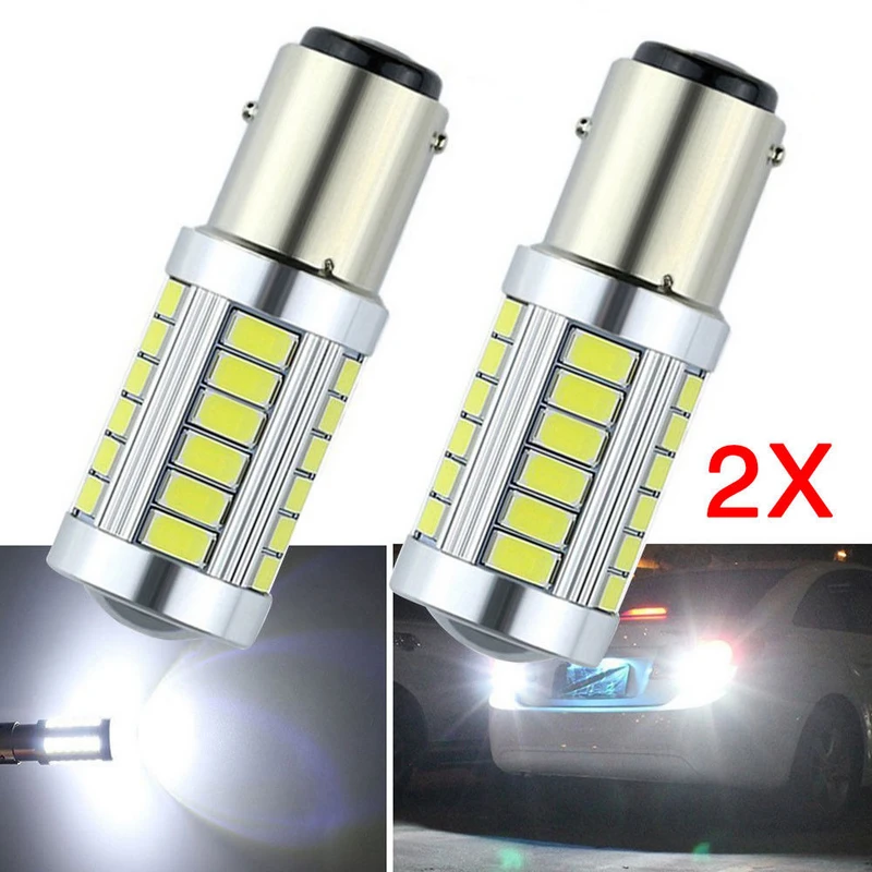 2 шт. 1157 супер яркие 33 SMD 5630 Светодиодные Автомобильные стоп сигналы
