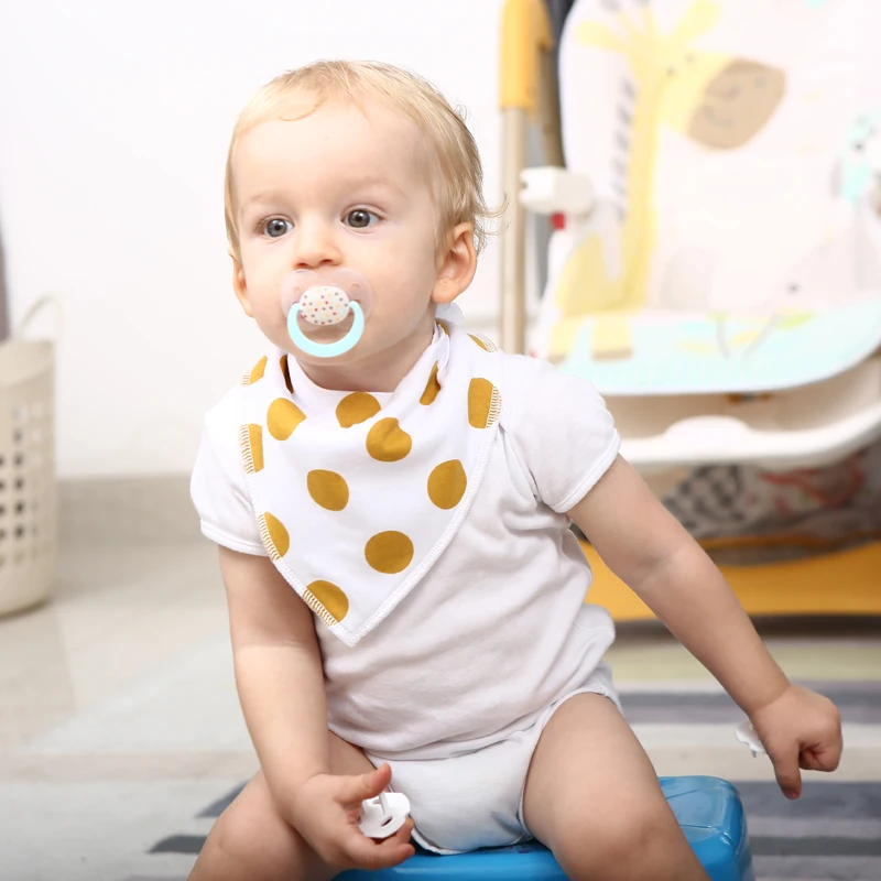 Новый стиль детские слюнявчики Слюнявчики унисекс 6 шт. в упаковке хлопковые