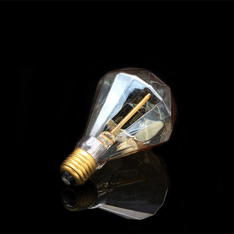LumiParty 110V 40W E27 винтажная лампа Эдисона в форме бриллианта для гостиной столовой