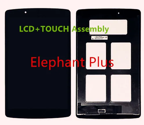 Для ЖК-дисплея LGG Pad 8 0 V480 V490 панель монитора + сенсорный экран дигитайзер датчик в