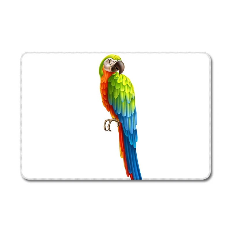 Тропические попугаи крутой дизайн природа резиновый стол коврик для мыши