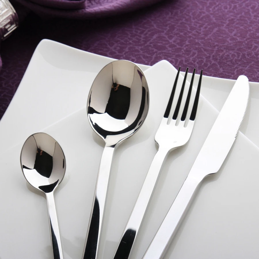 Роскошный подарок набор для кемпинга ложка вилка из нержавеющей стали высокого