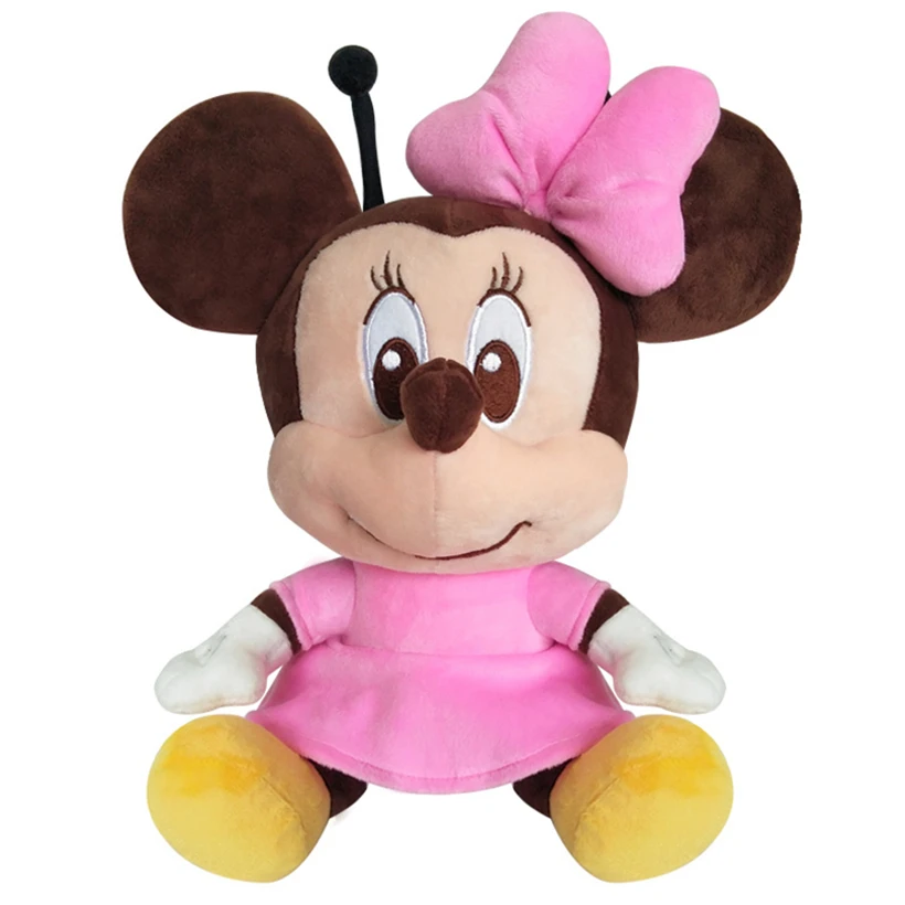 Disney Минни Божья коровка плюшевые куклы 2018 новые 35 см милые заполнены игрушка Pink