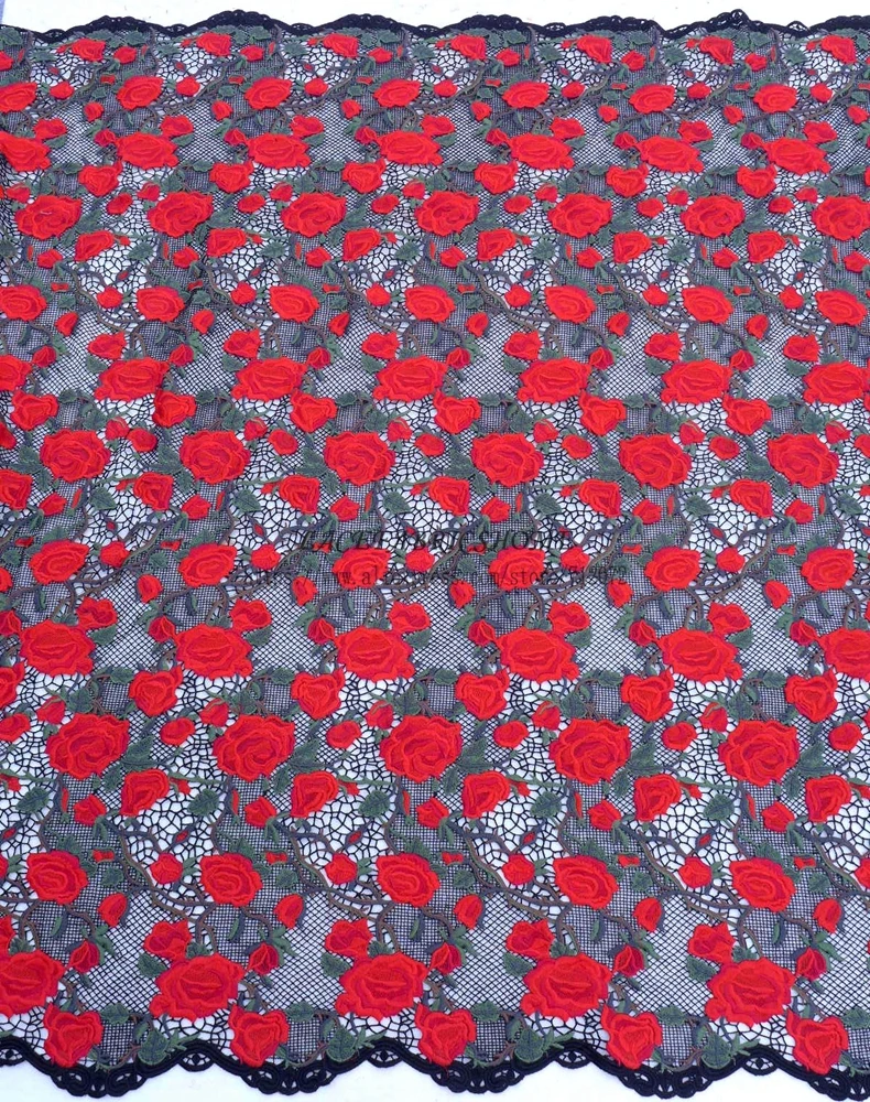 Кружевное платье с вышивкой шириной 49 дюймов 1 ярд|fashion lace fabric|lace fabricembroidered fabric |