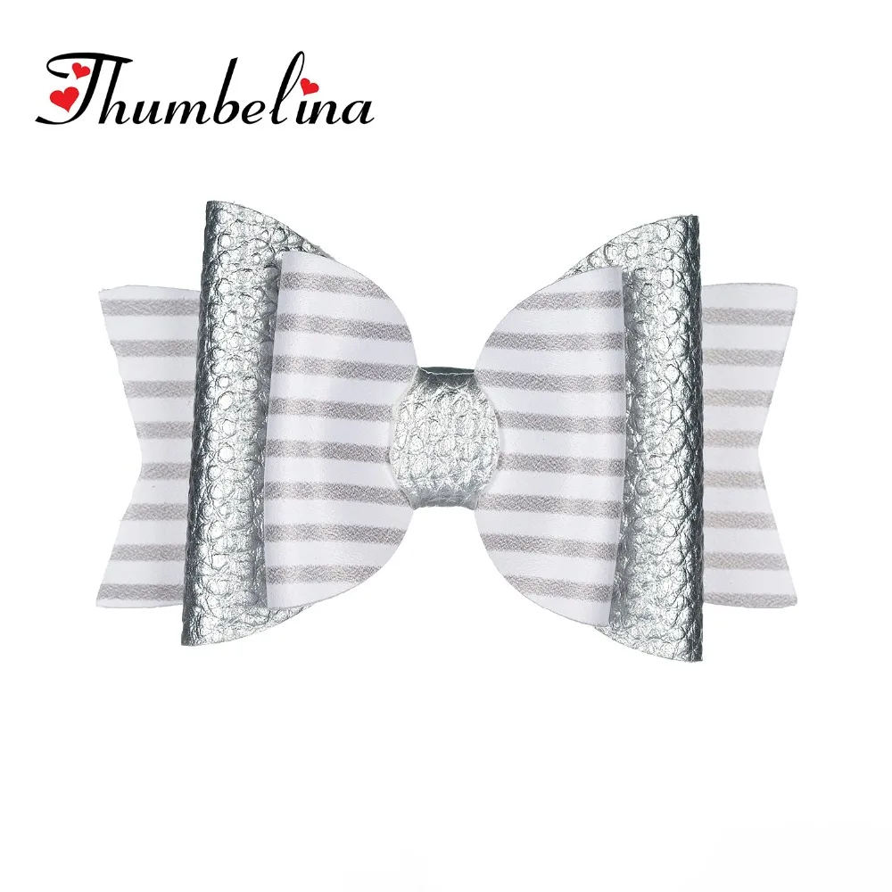 Thumbelina Радужная принцесса заколки для волос повязки для волос с блестками с зажимом Танцевальная вечеринка бант заколка для волос для девочек аксессуары для волос