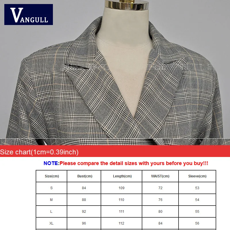 Vangull/весенне осеннее офисное женское длинное клетчатое платье с оборками v