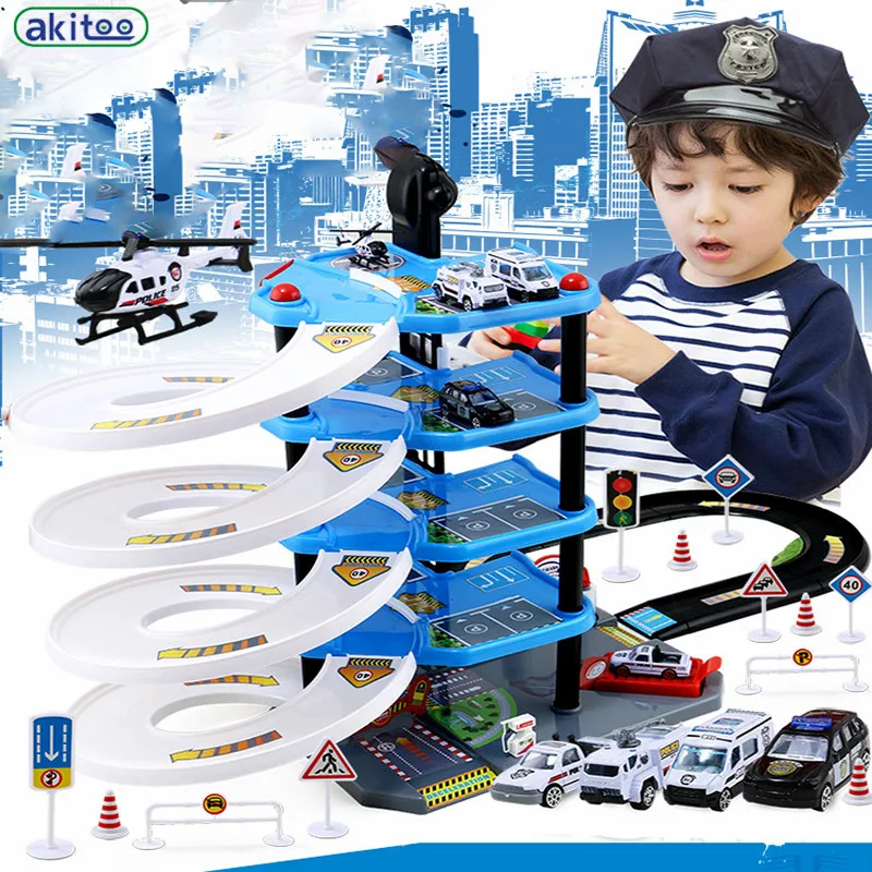 Akitoo 1065 Детская Новая игрушка для автостоянки модель мальчиков в подарок