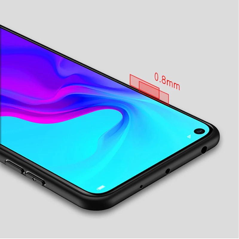 Чехол для Huawei Nova 4 роскошный чехол из закаленного стекла + мягкая задняя крышка с
