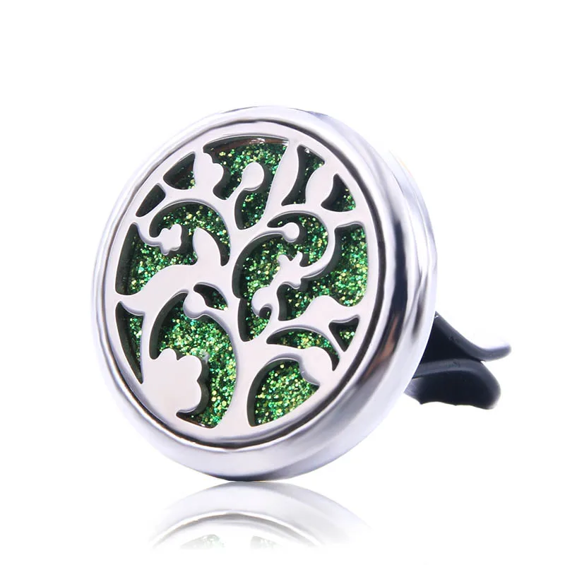 

Removable Car Air Diffuser Stainless Steel Vent Freshener Car Essential Oil Diffuser Perfume Aromatherapy Locket Tree of Life