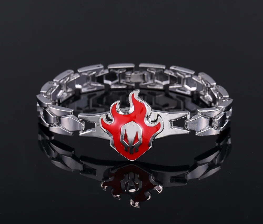 

Wholesale Bracelets Hot Movie Bleach Alloy Bracelets Rotation Fire Logo bracelet gifts Fashion Metal bangle great bracelets