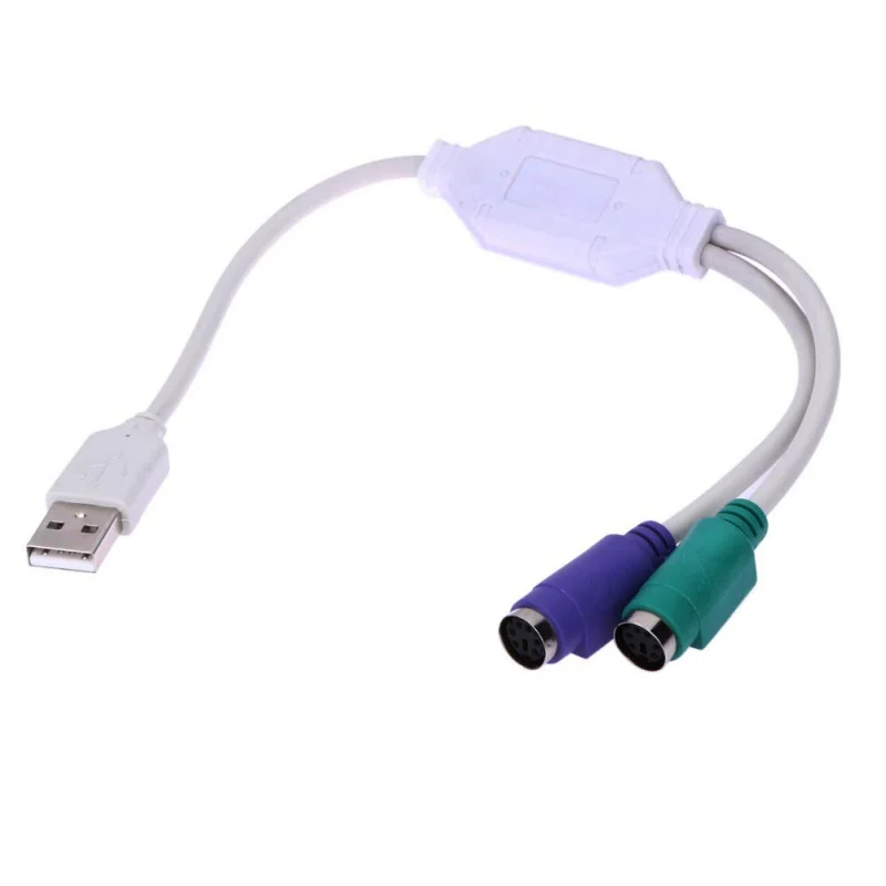 Переходник с USB на PS/2 для мыши и клавиатуры|Кабели USB| |