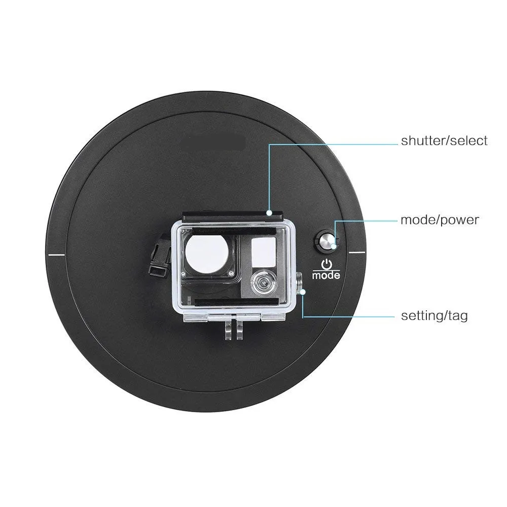Suptig для Gopro аксессуары " 5 м водонепроницаемый прозрачный акриловый объектив купол порт с плавающей ручкой для GoPro Hero4 3+ 3 Экшн-камеры